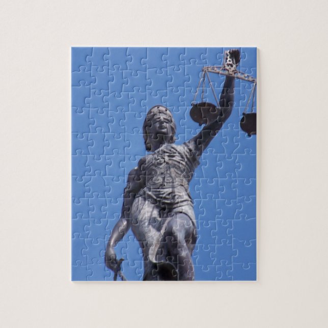 Scales of Justice Jigsaw Puzzle (Vertical)