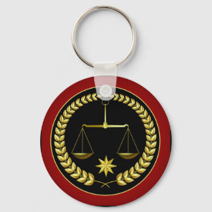 Scales of Justice Keychain