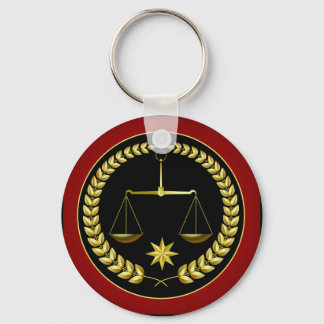 Scales of Justice Keychain