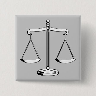 Scales of Justice - law button