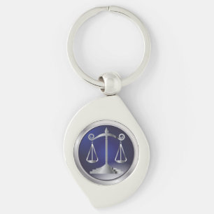 Scales of Justice Law Keychain