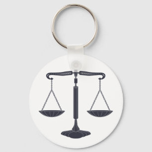 Scales of Justice   Law Keychain