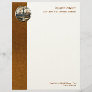 Scales of Justice LAW OFFICE Letterhead