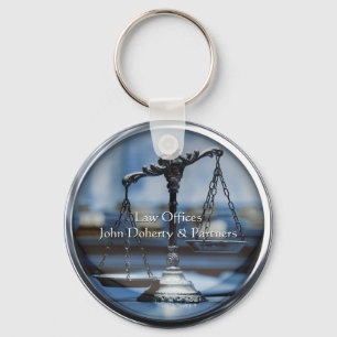 Scales of Justice Lawyers Keychain