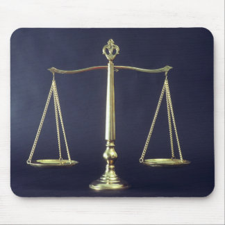 Scales of Justice Mouse Pad