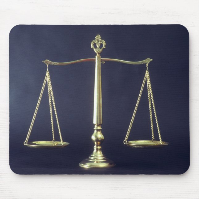 Scales of Justice Mouse Pad (Front)