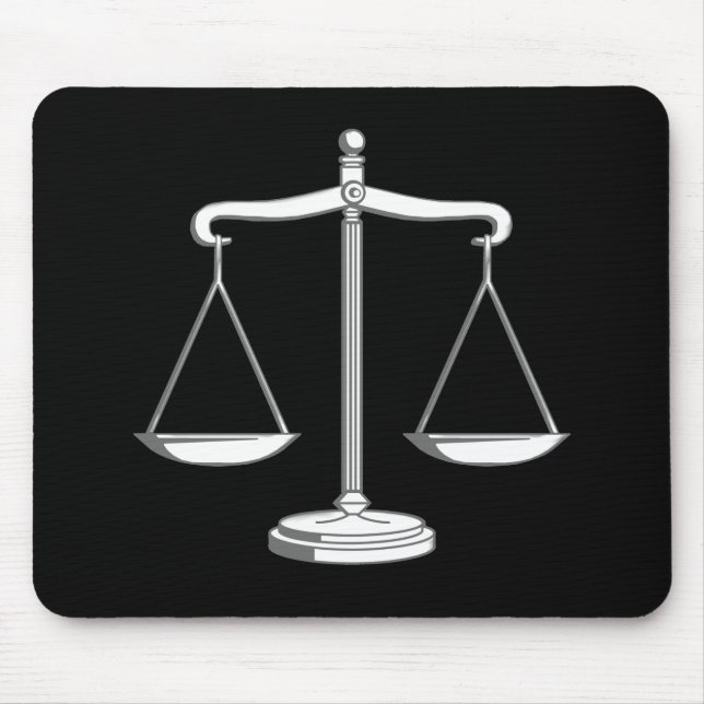 Scales of Justice - Mousepad (Front)