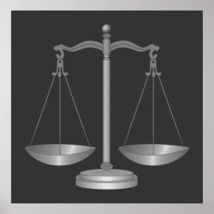 Scales of Justice Poster