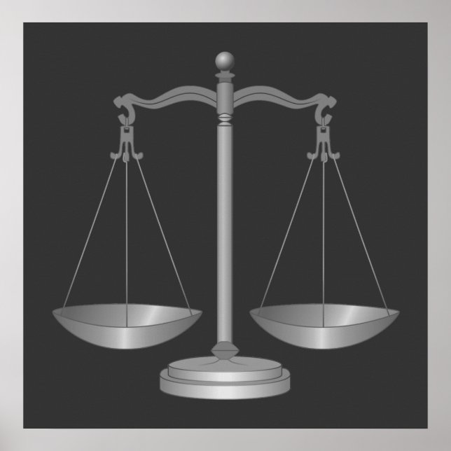 Scales of Justice Poster (Front)