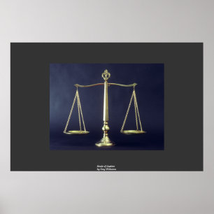 Scales of Justice Poster