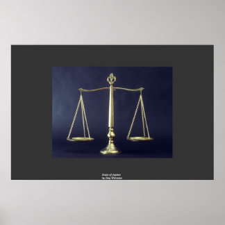 Scales of Justice Poster