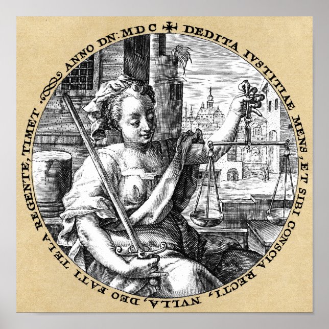 Scales of Justice Poster (Front)