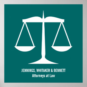 Scales of Justice Poster