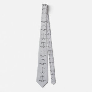 Scales of Justice Tie