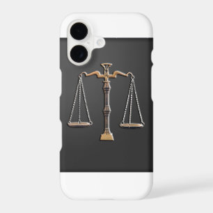 Scales of Justice - Vintage, Black and White