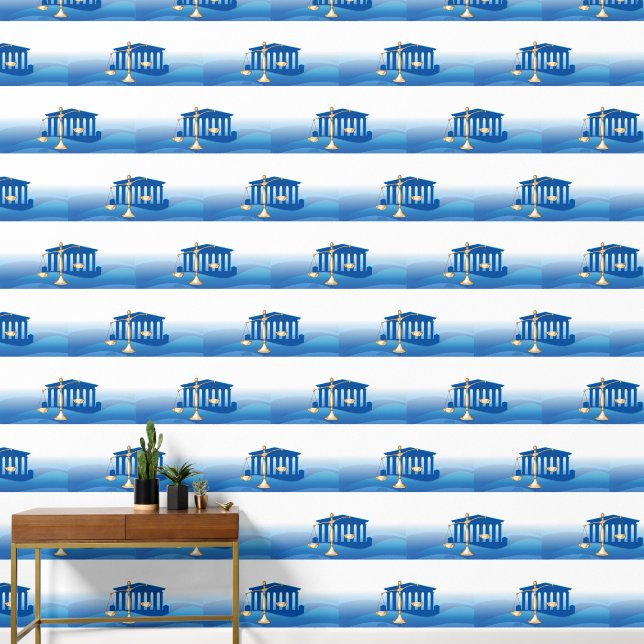 Scales of Justice Wallpaper (Hallway)