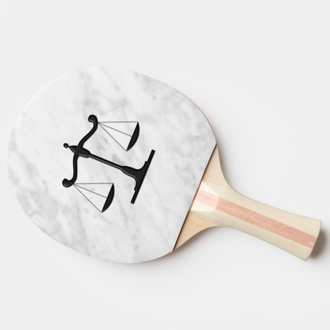 Scales on Marble Ping Pong Paddle (Back Side)