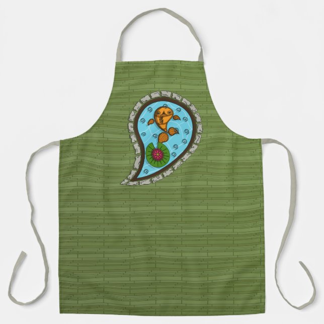Scales the Goldfish All-Over Print Apron (Front)
