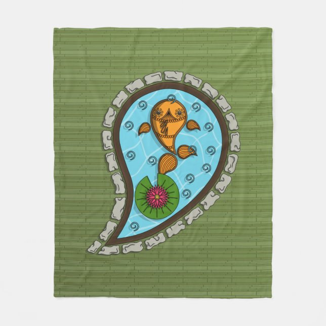 Scales the Goldfish Fleece Blanket (Front)