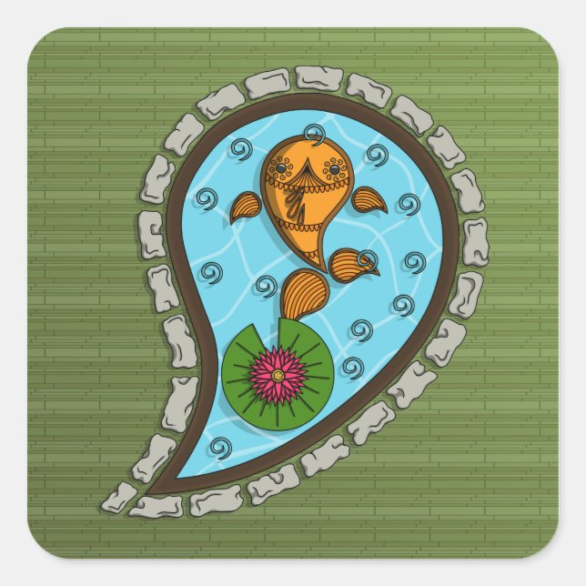 Scales the Goldfish Sticker (Front)