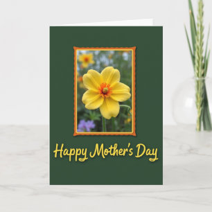 Scallop Border Floral Card