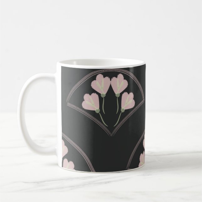 "Scallop Garden" Coffee Mug (Left)