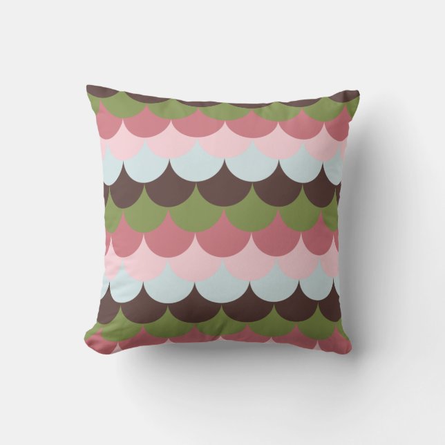 Scallop - Ice Cream Dream Throw Pillow (Front)