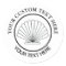 Scallop Seashell Custom Logo 3"  Classic Round 