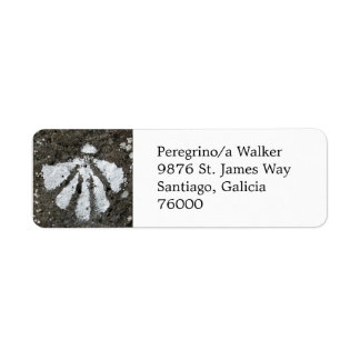 Scallop Shell Address Label