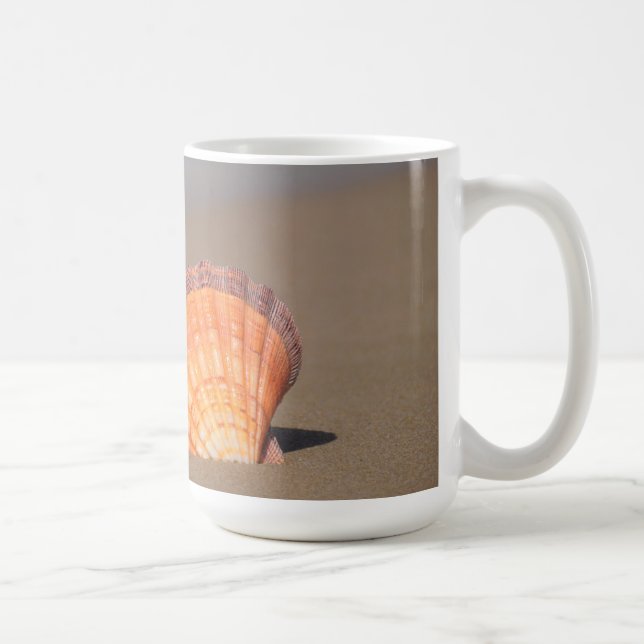 Scallop Shell| Crete, Greece Coffee Mug (Right)
