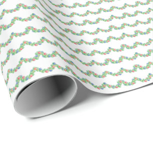 Scallop Shell Garlands Wrapping Paper
