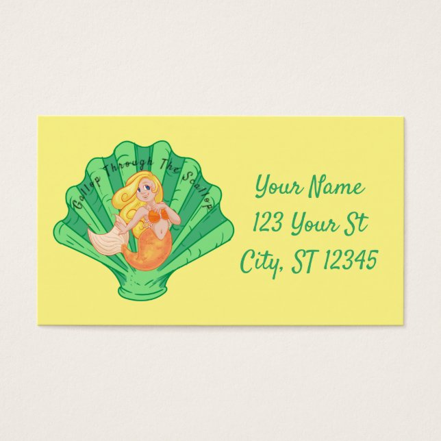 Scallop Shell Mermaid Thunder_Cove (Front)
