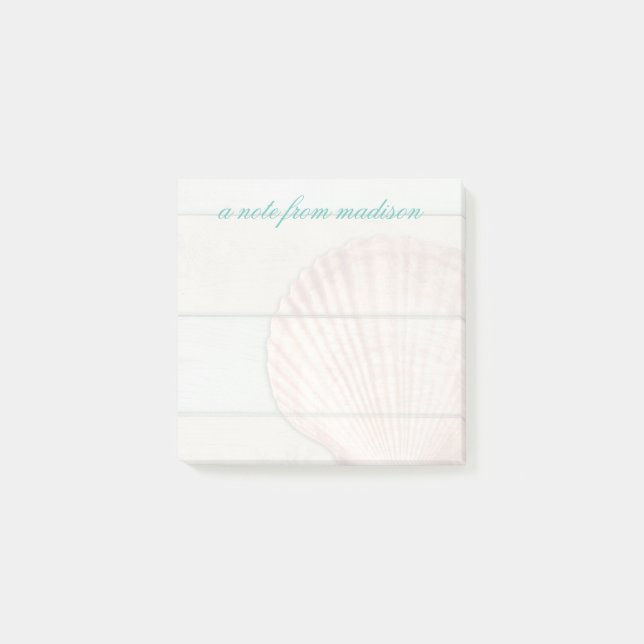 Scallop Shell Post-it Notes (Front)