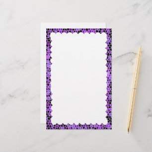 scalloped border stationery