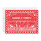 Scalloped Papel Picado Wedding Invite - Red