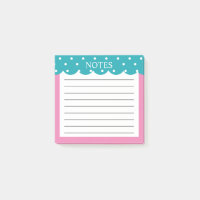 Scalloped Post it Notes