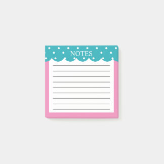 Scalloped Post it Notes