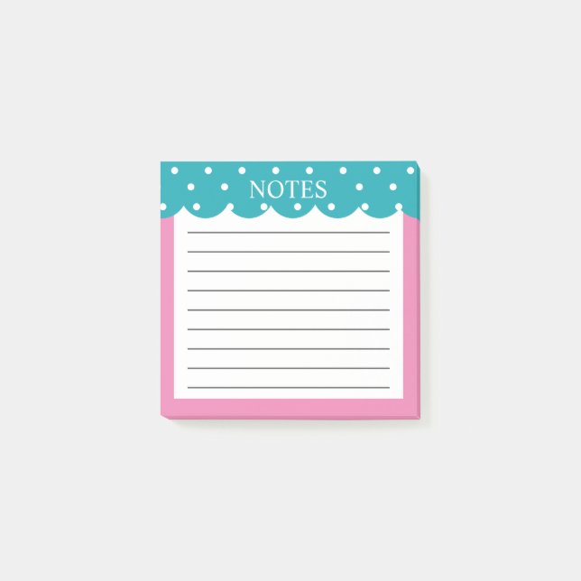 Scalloped Post it Notes (Front)