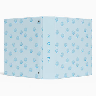 Scallops Outline Minimalism Binder