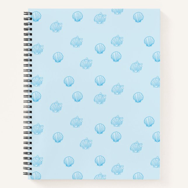 Scallops Outline Minimalism Notebook (Front)