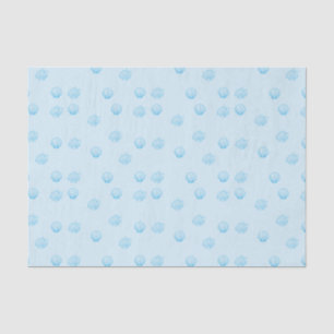 Scallops Outline Minimalism Tissue Paper