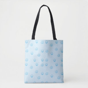 Scallops Outline Minimalism Tote Bag