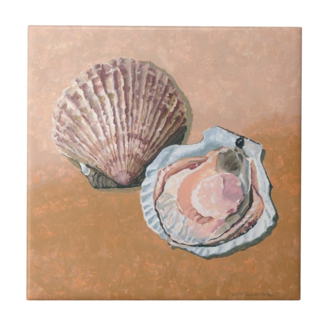 Scallops Still Life Tile (Front)
