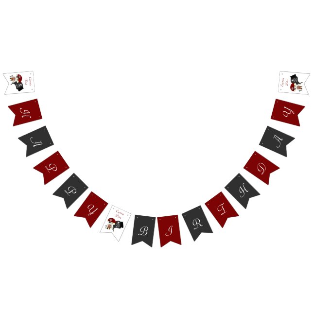 Scallywag Pirate KIDS Bunting Flags (All)