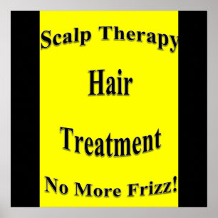 Scalp Therapy Haircut Vente Poster Matte