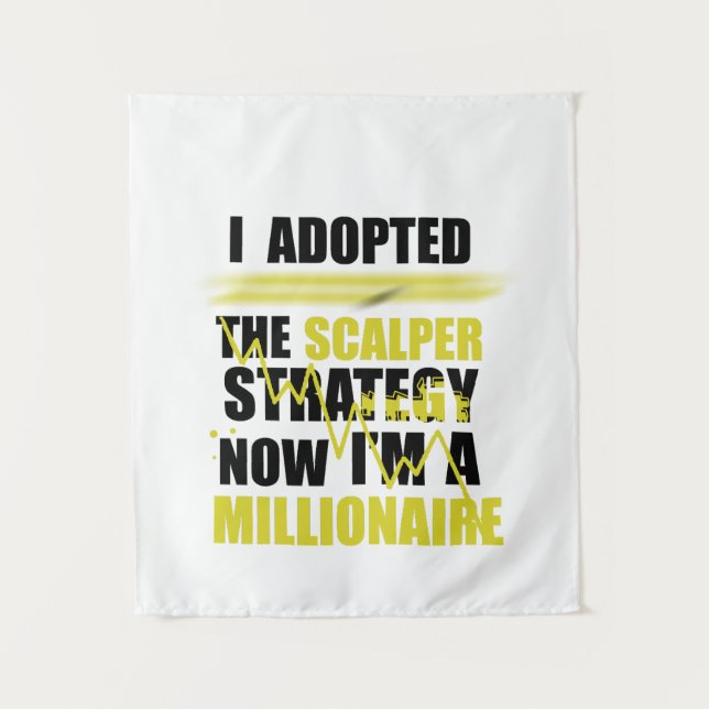 Scalper Millionaire Tapestry (Front)