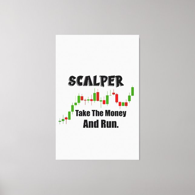 Scalper Strategy  Canvas Print (Front)