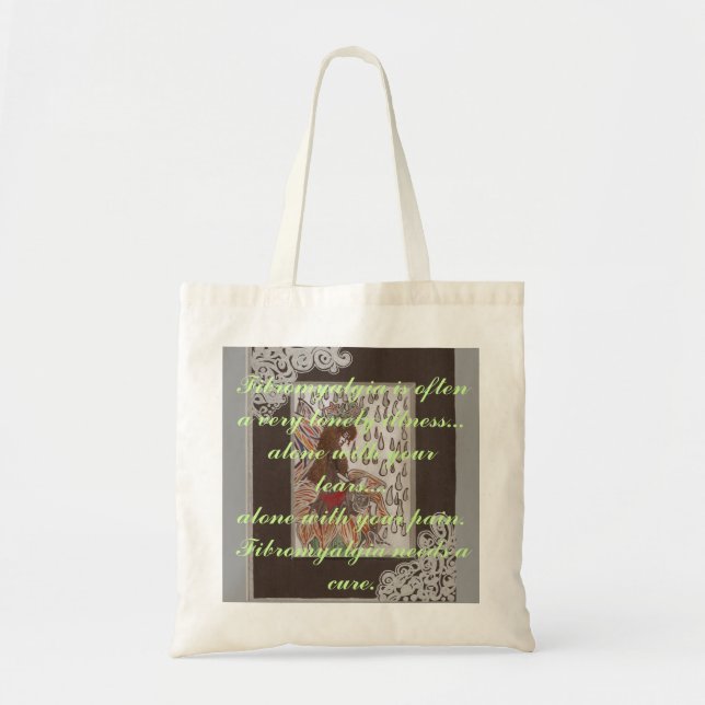 Scan45, Fibromyalgia is often a very lonely ill... Tote Bag (Front)