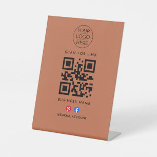Scan for Link Hub QR Code Sign