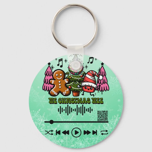 Scan for,  Rockin'  KeyChain (Front)
